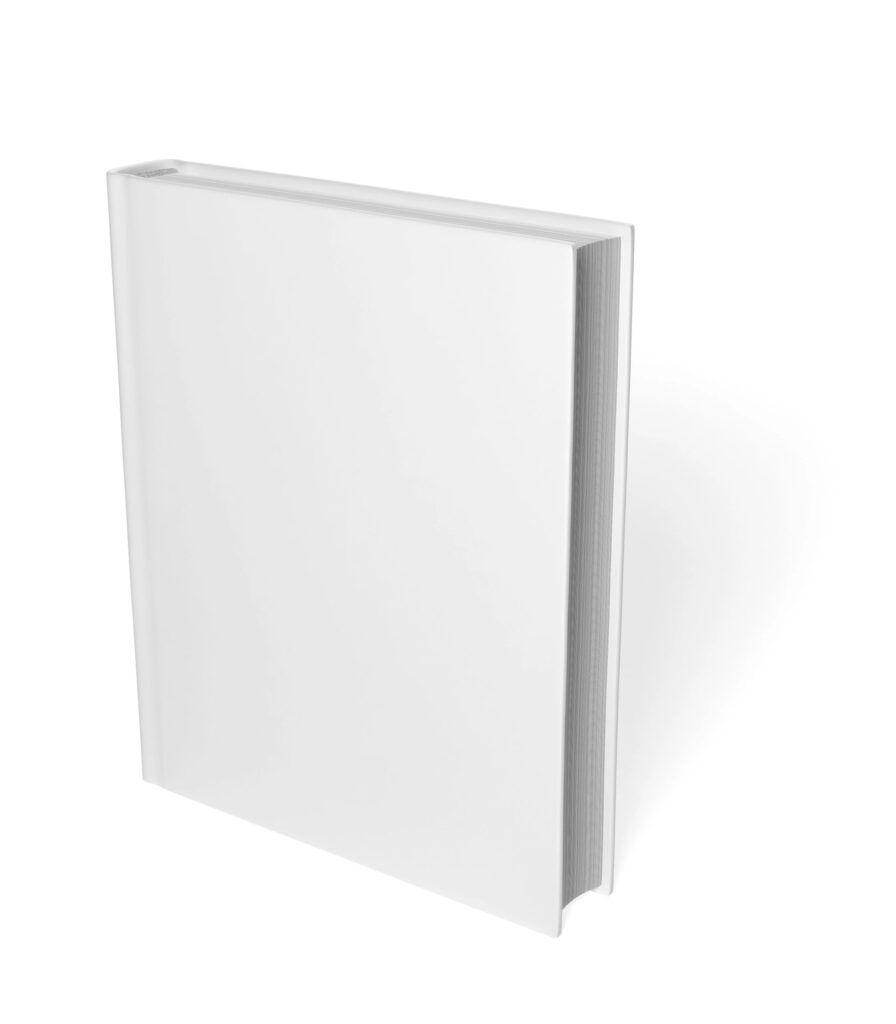 eBook cover mockup for “Moonlit Margins” — clean typography on neutral background